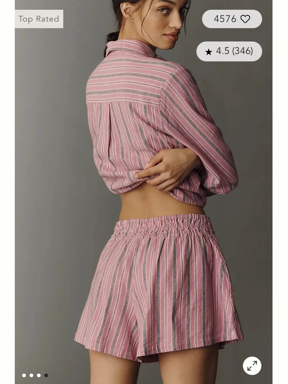 NWT🌷Anthropologie Somerset 100% Linen Shorts